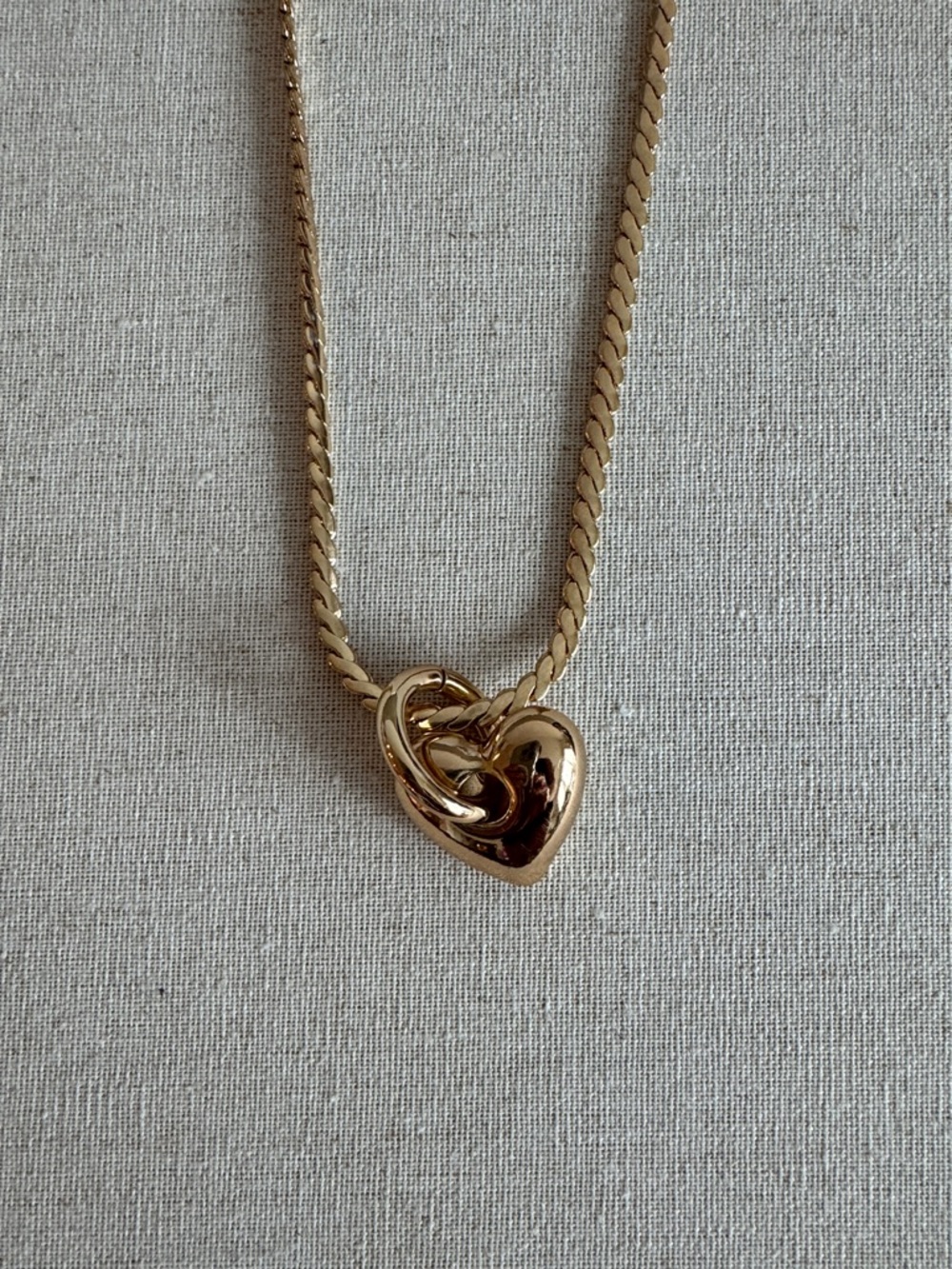 J.Crew Heart Necklace